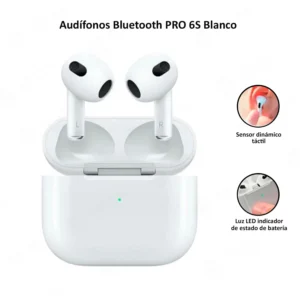 audífonos pro 6s con bluetooth 5.2